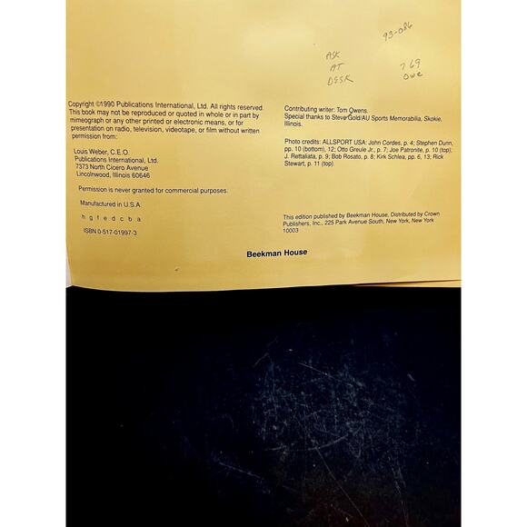 Complete Book of 1990 Baseball Cards Topps Donruss Fleer Score Tom Owens - Picture 8 of 8